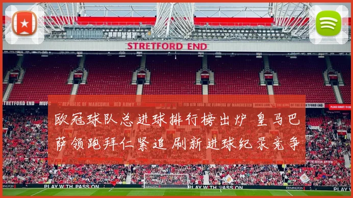 欧冠球队总进球排行榜出炉 皇马巴萨领跑拜仁紧追 刷新进球纪录竞争升温